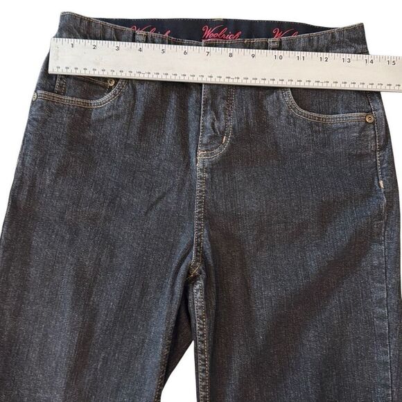 Woolrich Womens High Rise Zip Fly Straight Leg Denim Jeans Washed Black Size 4 - Picture 3 of 6